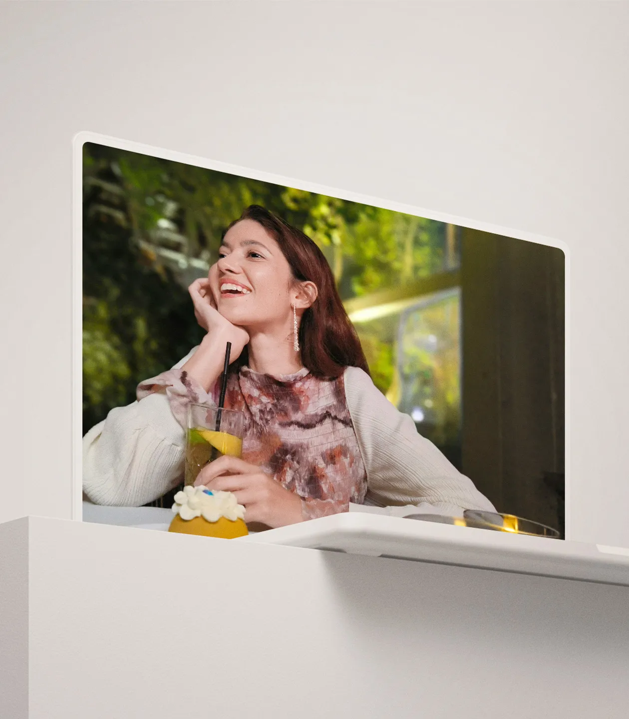 A laptop showing website design